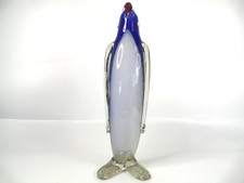 Vintage MCM Murano Art Glass Hand Blown Large Penguin Figurine Vase 31cm
