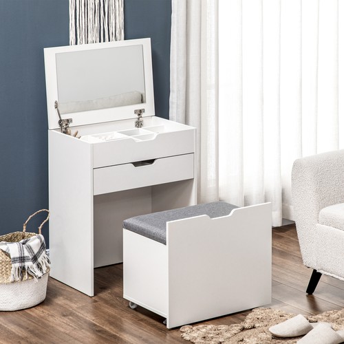 Dressing table set flip up - dressing, w/