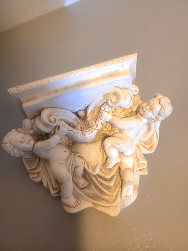 Vintage mid century chalkware - vintage,