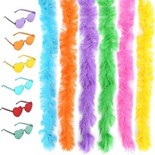 6 Pcs Feather Boa, Feather