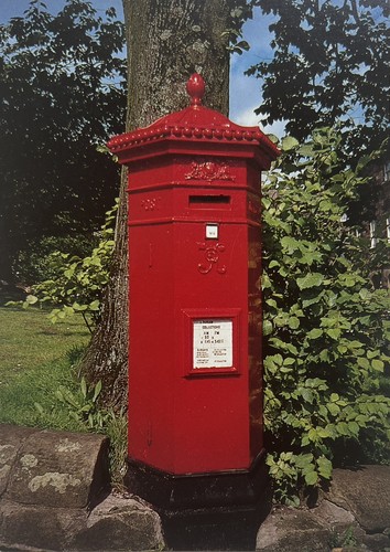 Victorian hexagonal post box - hexagonal, post-box