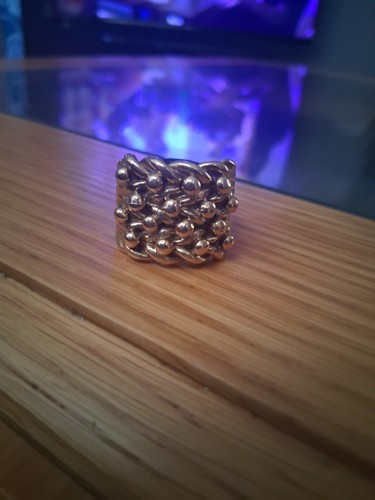 Mens 9ct gold keeper - 9ct,