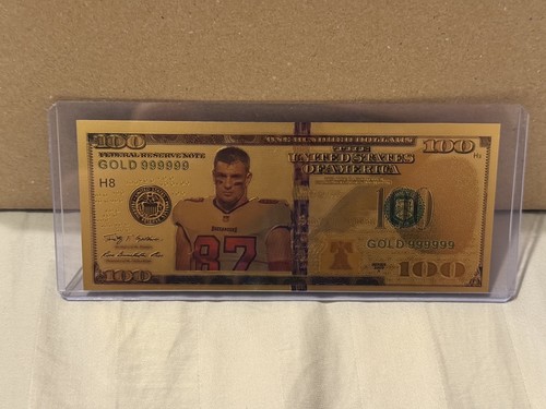 Rob gronkowski 24k gold - 24k, foil