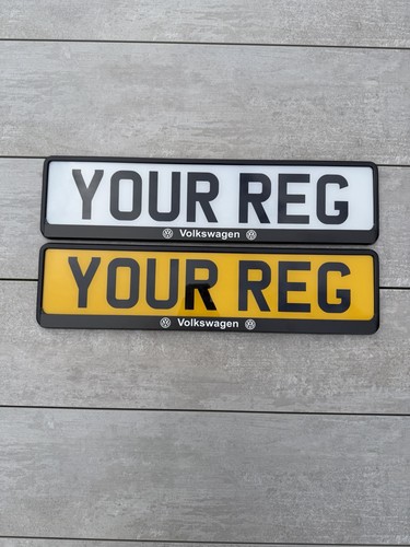 Volkswagen number plate frames - volkswagen,