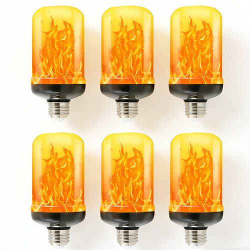 Led flame light bulb 12x - led, bulb,