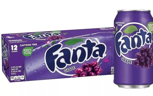 Fanta grape flavoured - grape, american