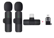 Wireless Lavalier Microphone for iPhone, Android, iPad - Vlog & Live Stream Mic