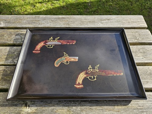 Couroc monterey inlay tray - monterey,
