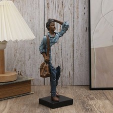 Traveler Sculpture - Abstract Resin Decor for Home & Office Versatile Art Figure