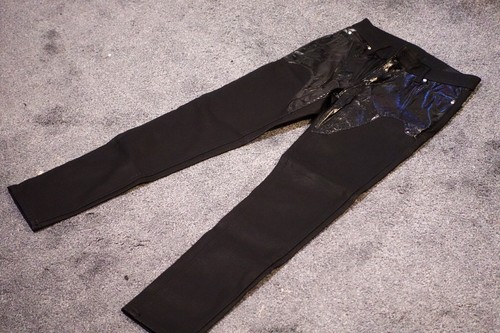 Mens skinny leather black - skinny,