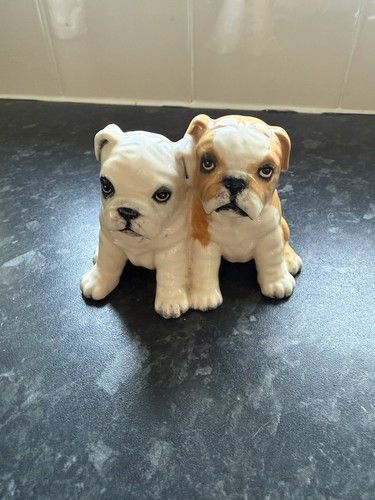 Royal doulton bulldog - bulldog, puppies