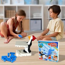 Kids Penguin Ice Stacking Tower Family Party Game Building Block Playset Fun Toy