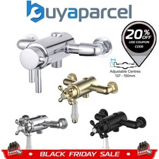 Dual Control Thermostatic Exposed Shower Mixer Valve Replace Mira Bristan Grohe 