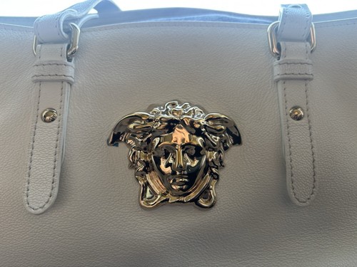 Versace medusa leather bag - leather,