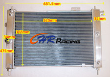 Aluminum Radiator For Vauxhall Astra Opel	Kadett MK2 2.0 16V GTE 1983-1991