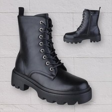 WOMENS LADIES CHUNKY ARMY