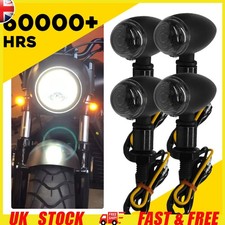 4x Motorcycle Mini Smoked