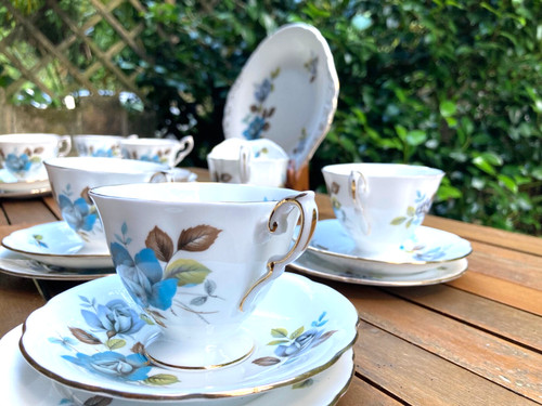 Paragon tea set - , blue