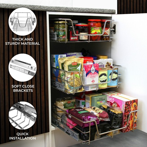 Pull out kitchen baskets slide - pull,