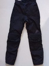 Hein Gericke Motorcycle Biker Trousers HIP + Knee Armour Black Womens UK Size 14