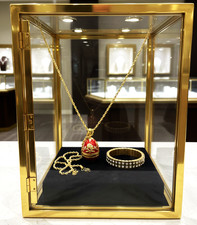 Russian style eggs Bracelet SET Handmade Jewelry Fabergé egg Necklace Bracelet