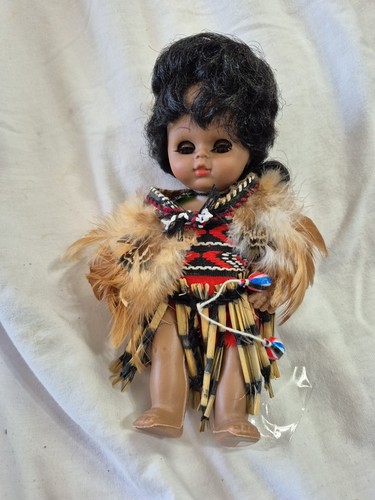 New zealand doll maori costume - new,