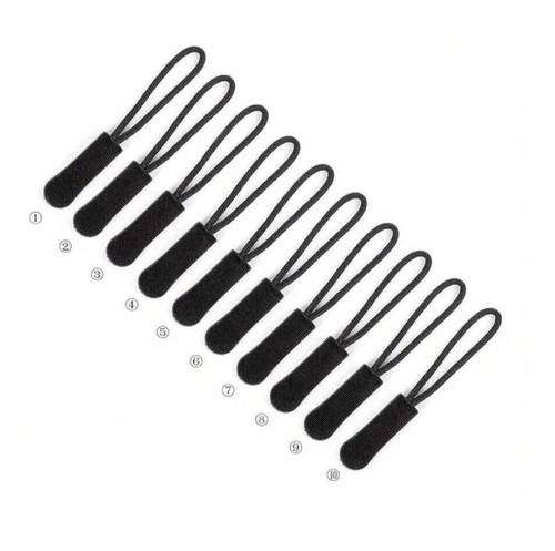10pc zipper pulls - 10pc, detachable