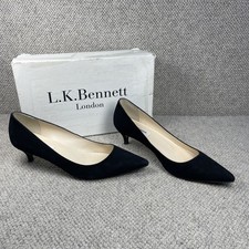 L.K. BENNETT Suede Black