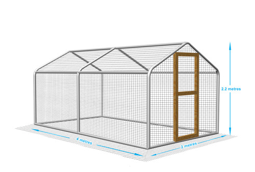 Walk chicken run steel - chicken,