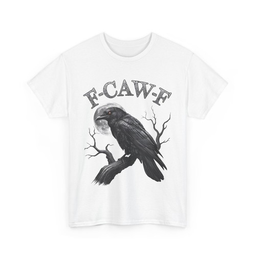 Black crow caw f shirt - crow,,