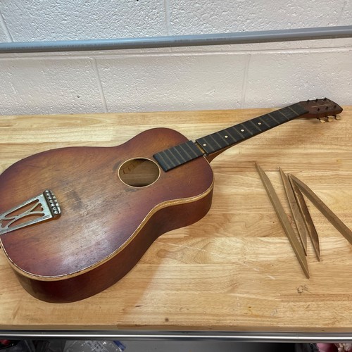 Silvertone guitar broken - silvertone,