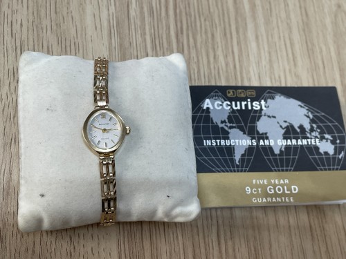 Accurist ladies 9ct bracelet - accurist,