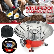 Windproof Small Cassette Stove Stainless Steel Portable Mini Outdoor.`