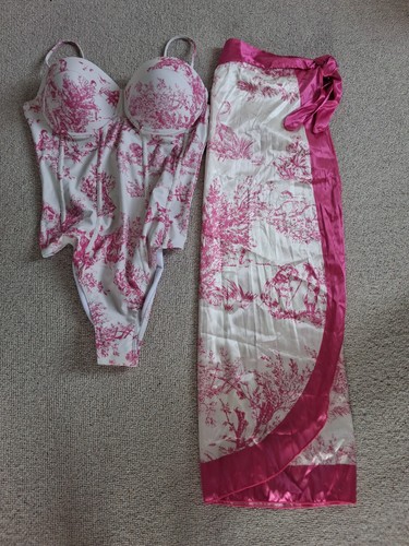 Pink toile jouy - toile,