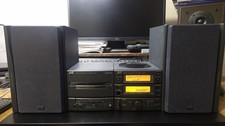 JVC UX-1 Micro Component System CD Tape Tuner Aux Mini Stack System TESTED VGC