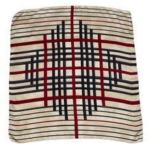 Large silk twill vintage scarf