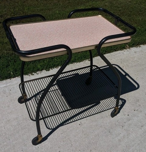 Mid century bar cart - century, woodmet