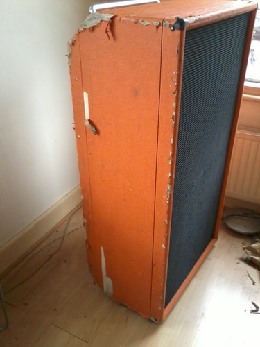Vintage orange bass - orange,