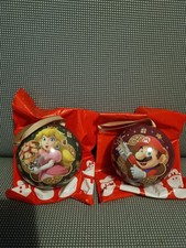 Official Nintendo Japan Christmas Mario And Peach Decoration Tree Bauble