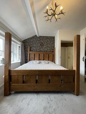 Solid Oak Four poster Bed