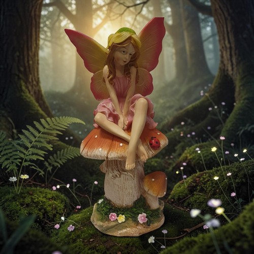 Pixie fairy mushroom - fairy, ornament