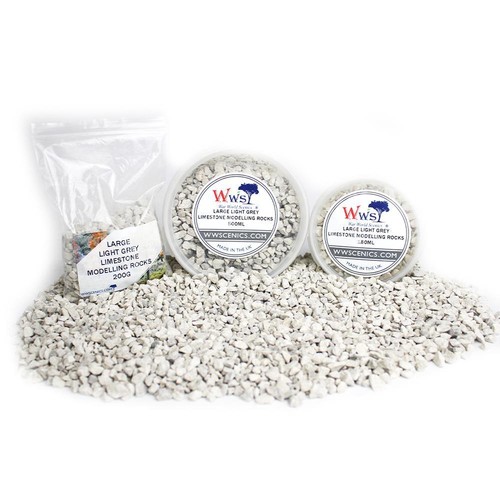Large light grey - light, limestone