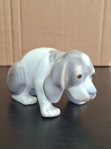 Lladro sad puppy - lladro,