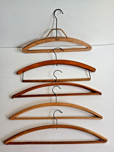 Lot vintage wooden coat - vintage,