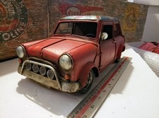 tin model Mini Cooper car 12