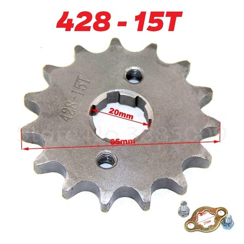 428 15t 20mm - 428, front