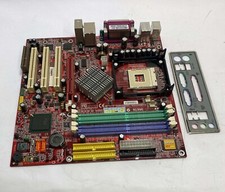 MSI MS-6743 VER: 1.1 / TG865PE Socket 478 Motherboard complete with BackPlate