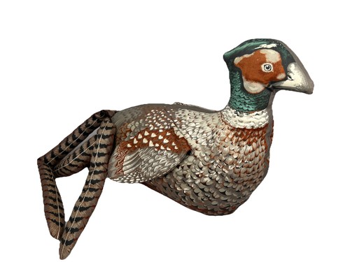 Vintage pheasant doorstop - vintage,