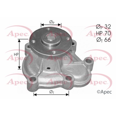 Apec water pump for vauxhall - water,