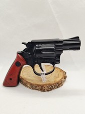 Vintage Revovler528 Rifle Cigarette Lighter Butane Gas Jet Flame Working Order